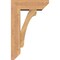 Ekena Millwork Legacy Slat Smooth Bracket w/ Offset Brace, Western Red Cedar, 5 1/2"W x 14"D x 22"H BKT0604X14X22LEC06SWR - alternate 2